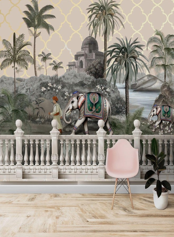 999STORE Jodhpur A Rich Rajasthan Theme Wallpaper Indian Wallpaper Wallpaper for Walls Bedroom (Non8X60458) - Image 2